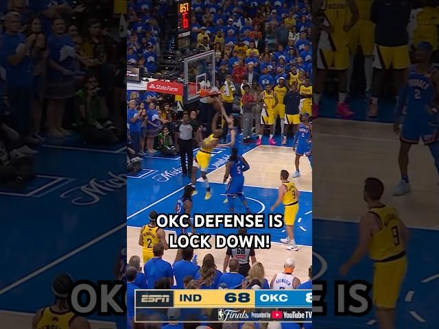 The OKC defense has really locked in!