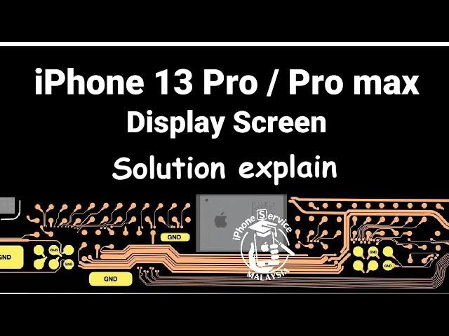 Display Screen Disease Repair Explanation for 13 series 【Tutorial】