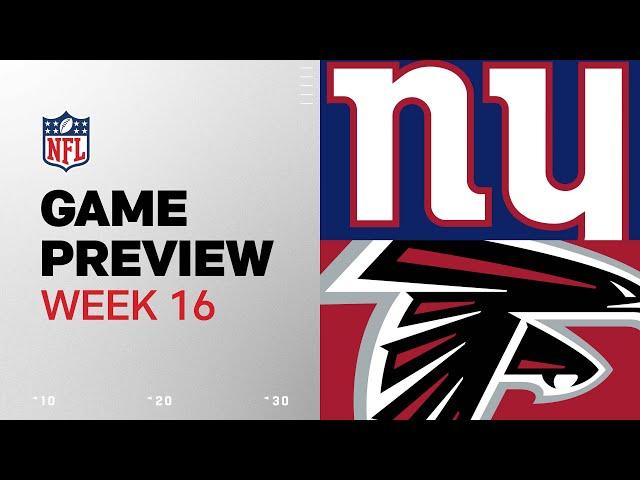 New York Giants vs. Atlanta Falcons | 2024 Week 16 Game Preview