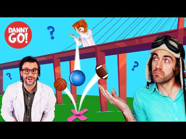 Will It Bounce? Or BUST?  /// Danny Go! Science Experiments for Kids