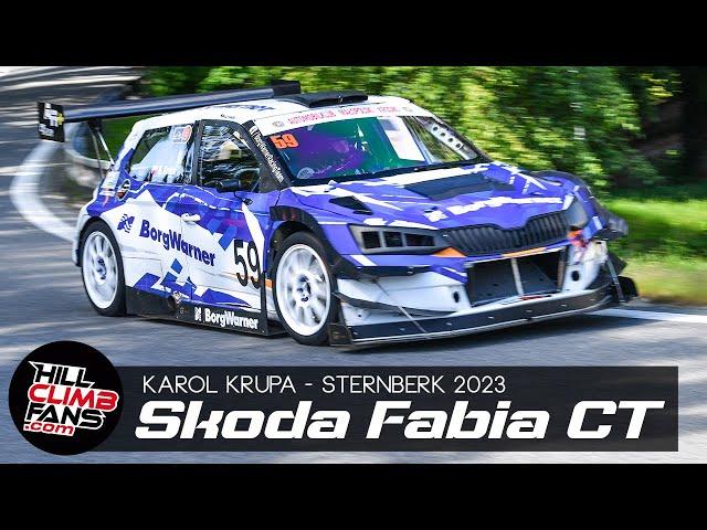 720hp Turbo Monster Skoda Fabia CT - Karol Krupa | Hill Climb Sternberk 2023