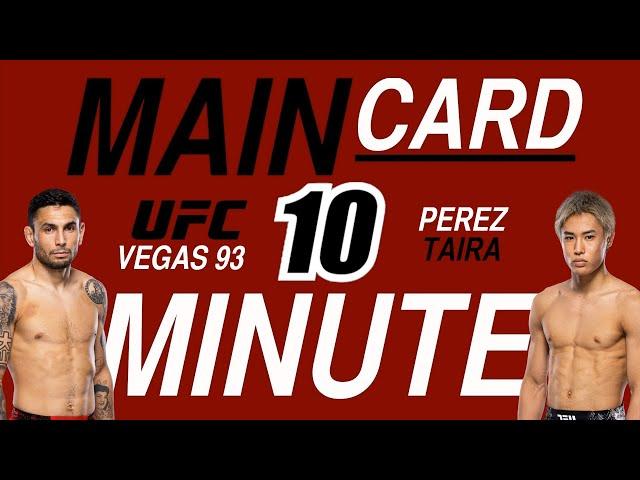 Best UFC Vegas 93 Bets | 10 Min Full Card Breakdown | Perez vs. Taira | UFC Fight Night