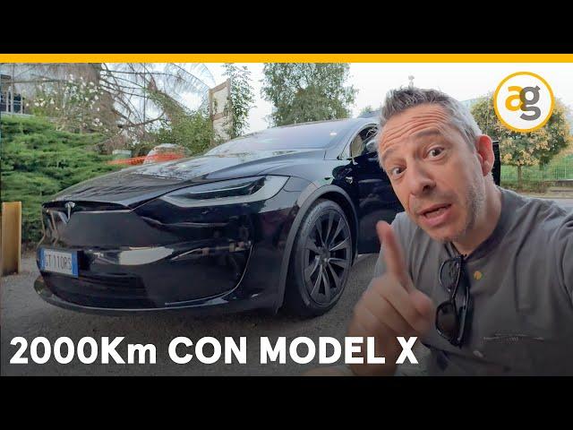 SU e GIU' PER L'ITALIA con TESLA MODEL X