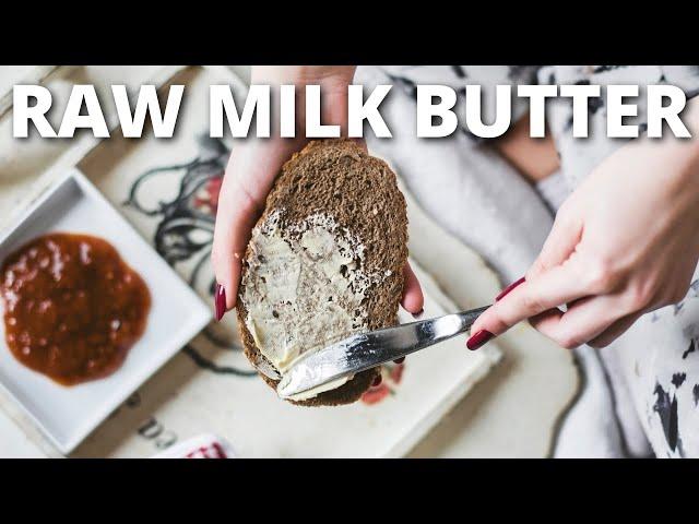 Raw Milk Butter Recipe | Easy Homemade Raw Milk Butter