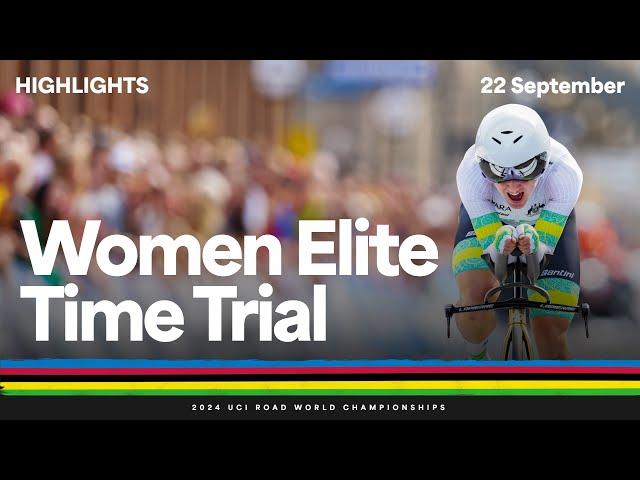 Women Elite Individual Time Trial highlights | 2024 UCI Road World Championships