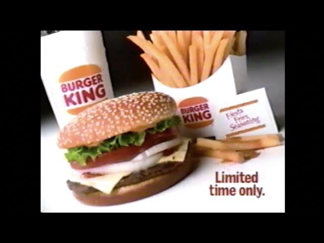 Burger King Fiesta Whopper Commercial (1998) (VHS Rip)