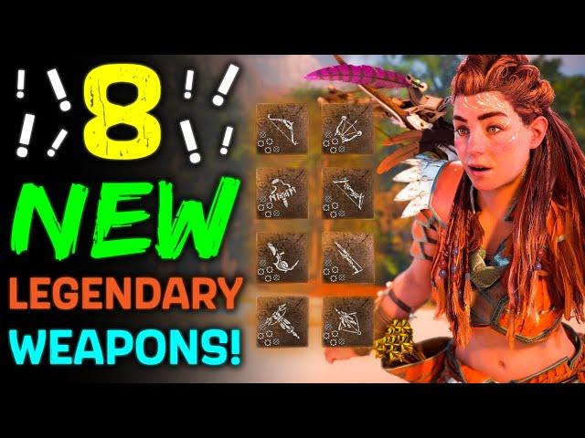 NEW Legendary Weapons vs Originals (+ Upgrade Costs) - Horizon Forbidden West