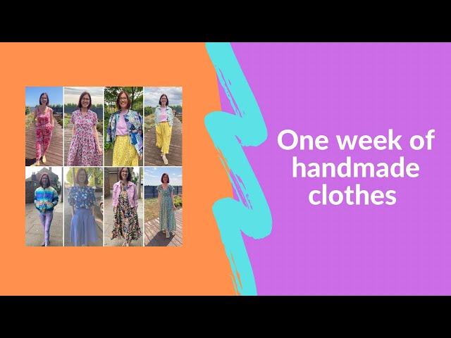 One week of wearing handmade clothes: sharing week 2 of #MeMadeMay2022