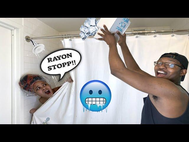 DISTRACTING My Fiance While She SHOWERS!! | RAYON AND BRITNEY