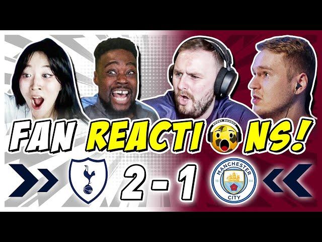 Spurs & Man City Fans Reaction to Tottenham 2-1 Man City | Carabao Cup Fan Reactions