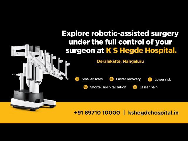 Revolutionising surgery with da Vinci Robotics | K S Hegde Hospital | Nitte University