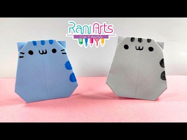 GATITOS DE ORIGAMI - super lindos - DIY - ORIGAMI CAT