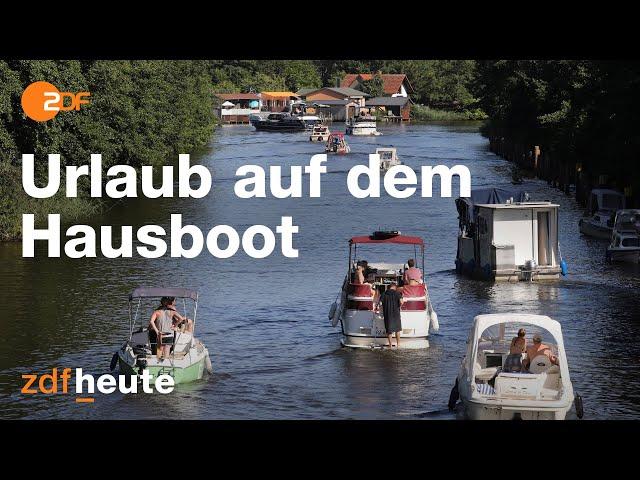 Urlaub in Deutschland - Mit dem Hausboot auf der Müritz