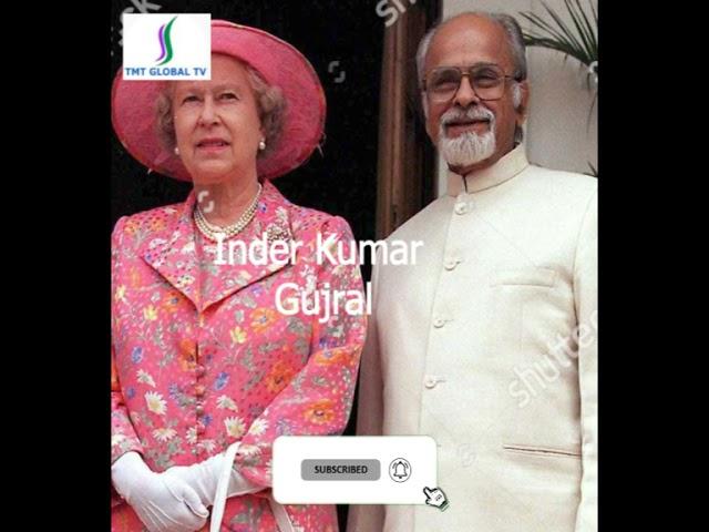 INDIAN PRIME MINISTER AND PRESIDENT WITH QUEEN ELIZABETH II