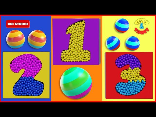 123 go | Counting | 1 To 10 | Preschool Learning Videos | Kindergarten | Numbers for Kids | Numbers