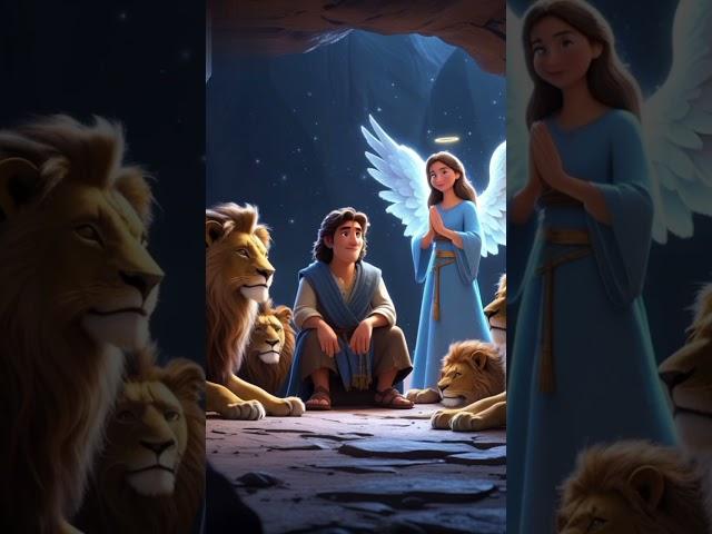 Daniel in the Lions’ Den” – Visual Scene Prompts (Kid-Friendly 3D Animation Style) #storymaking