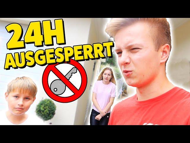 Ausgesperrt aus Haus (zu DUMM)  Ash und Max