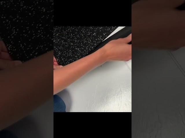 Easy Edge Transitions Installation for Rubber Flooring