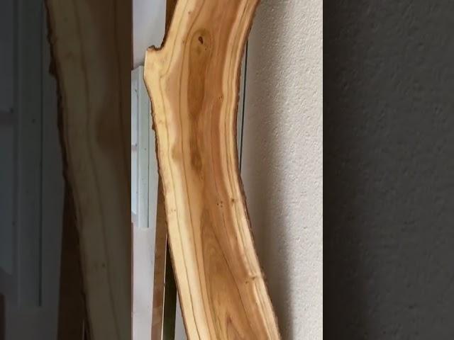 41x7x2 Live Edge Floating Shelf, VIPER, Butternut, Extremely Unique Floating shelf