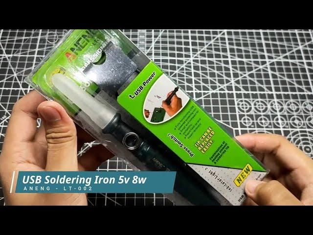 USB Soldering Iron 5v 8w | ANENG LT-002 | Unbox and Review