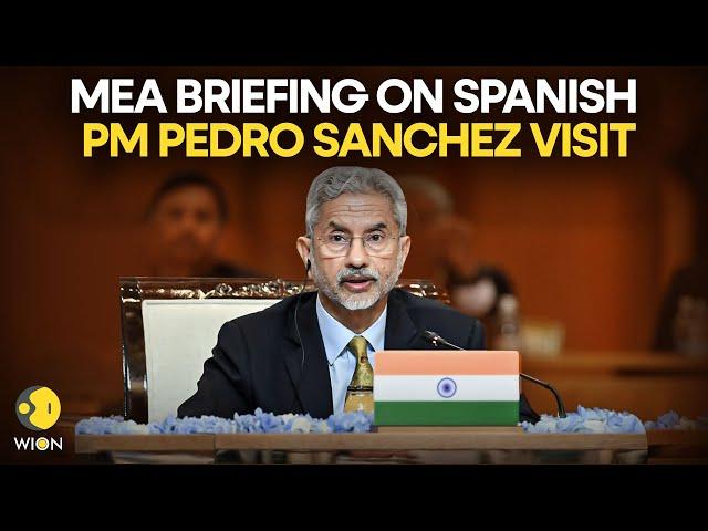 Ministry Of External Affairs Special Briefing On Pedro Sanchez Visit To India | S Jaishankar LIVE