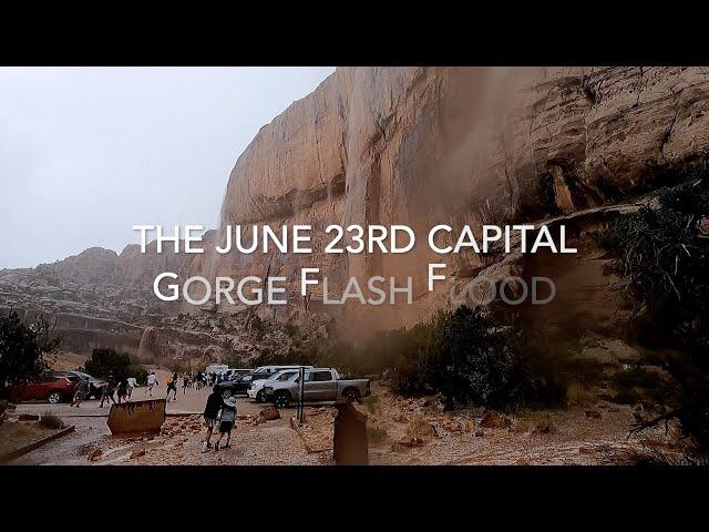 Our Capitol Gorge Flash Flood Rescue on June 23rd 2022