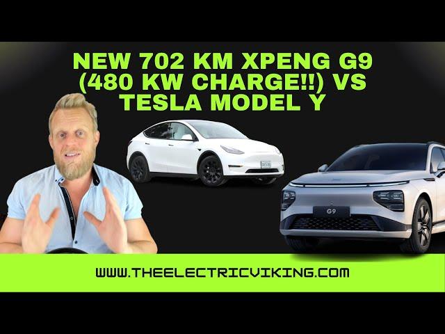 NEW 702 km XPeng G9 (480 kw charge!!) VS Tesla Model Y