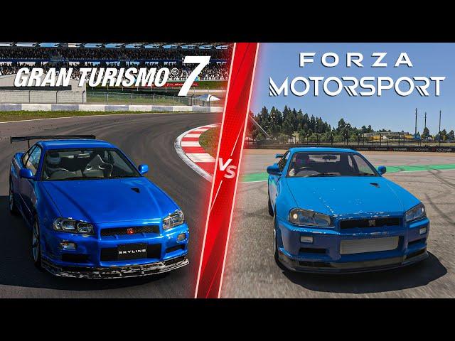 Forza Motorsport 8 vs Gran Turismo 7 - Direct Comparison! Attention to Detail & Graphics! 4K