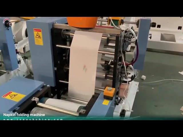 Paper napkin making machine, napkin paper machine