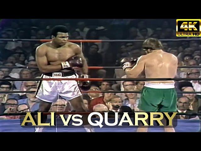 Muhammad Ali vs Jerry Quarry | KNOCKOUT Legendary Fight | 4K Ultra HD