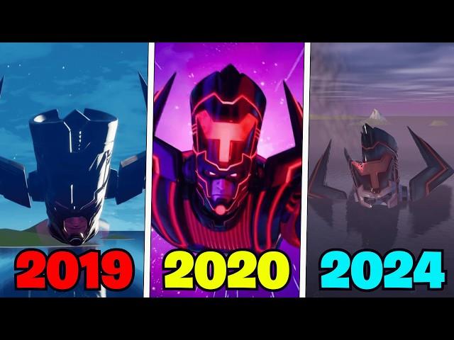 Evolution of Galactus in Fortnite Storyline