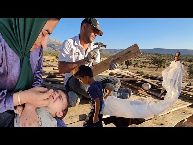 Nomadic Life: Fixing the Roof—Plastic, Wood, and Nails