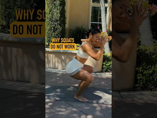 Why squats do NOT work? #motivation #hipexercises