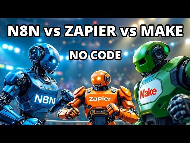 N8N vs Zapier vs Make Which No-Code Automation Tool REALLY Wins