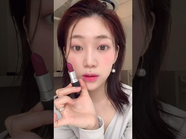 요즘 빠진 겨쿨립 추천 #겨울쿨톤 #맥립스틱 #립추천 #kbeauty #블러셔 #메이크업꿀팁