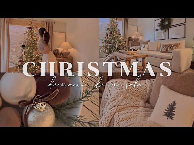 DECORACIÓN SALA | iDEAS PARA DECORAR | Christmas decor ideas | Christmas decorate with me