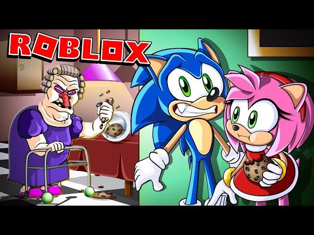  Sonic & Amy VS Grumpy Gran (ROBLOX)