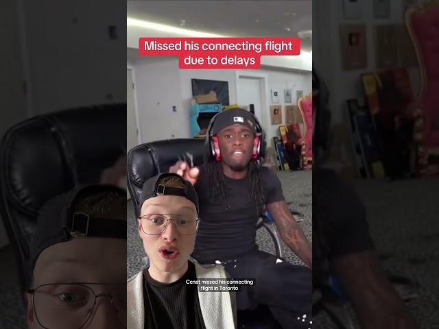 Popular streamer Kai Cent slams Air Canada after being stranded in Toronto #travel #kaicenat