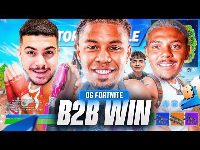 B2B WIN in OG FORTNITE SEASON 2  mit SIDNEY, WILLY, ROHAT & ELDOS (lustige Talks und CRASHOUT )