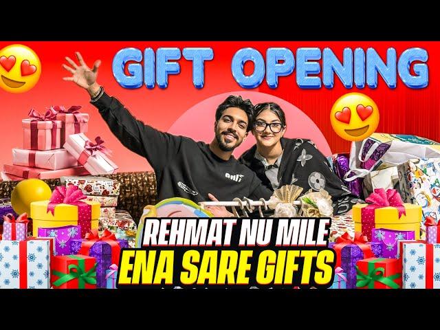 REHMAT NU MILE ENA SARE GIFTS  | GIFT OPENING  | MR MRS NARULA