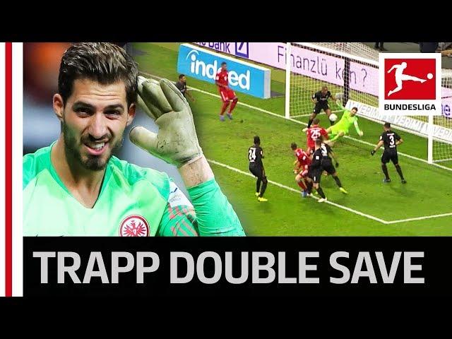 Kevin Trapp's Sensational Double Save Against Bayern