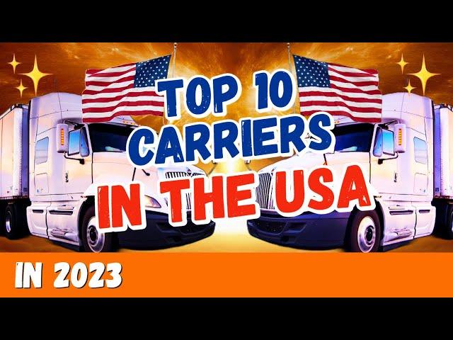 Top 10 Trucking Companies in the US 2023