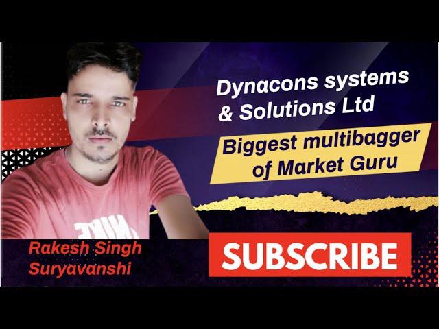 Dynacons systems & Solutions Ltd | Biggest multibagger of market Guru dssl | DSSL