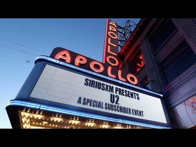 U2 - Harlem's Apollo Theatre, 11/06/18 (full broadcast + Red Flag Day)