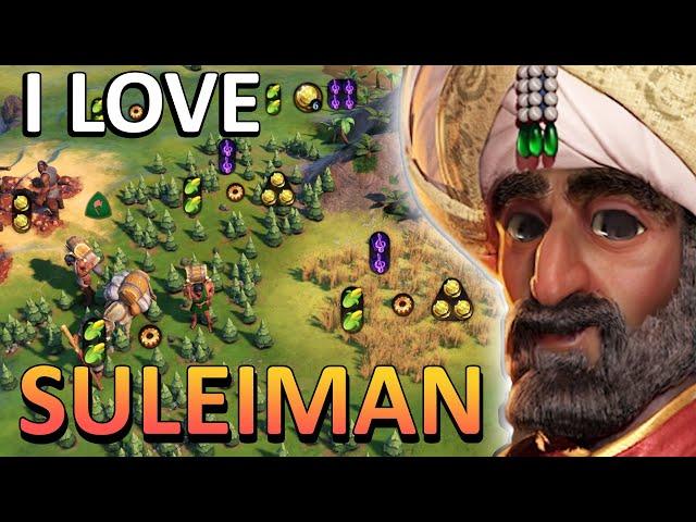 Suleiman is an incredible, dare I say, MAGNIFICENT Science Civ In Civ 6. There I said it.