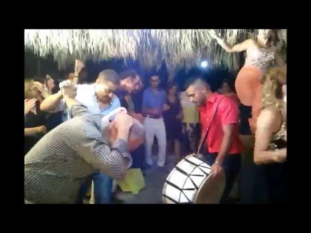 Playing the Tabel at a wedding in Amchit Lebanon