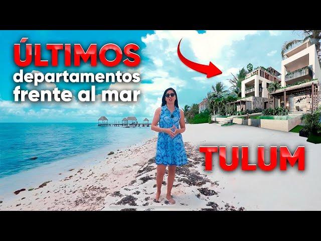 ¡No dejes pasar esta oportunidad! Departamentos frente al mar en la exclusiva CaletaTankah Tulum