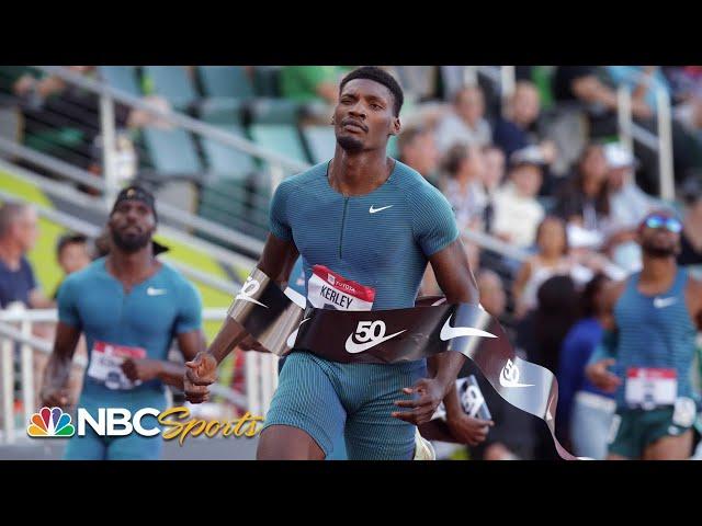 Fred Kerley blisters to 100m National title, eyes World crown next month | NBC Sports