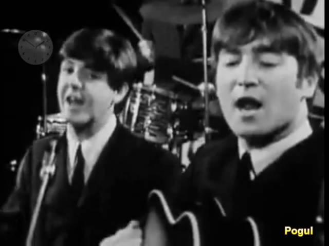 Beatles I Want To Hold Your Hand (With Lyrics)
