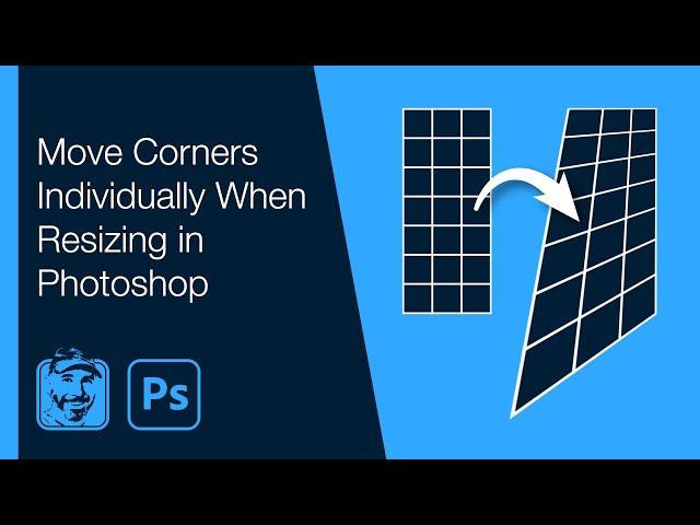 Move Corners Individually When Resizing in Photoshop